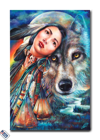 Moonlit Bond - Spirit of the Wolf
