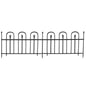 Black Steel Garden Stake