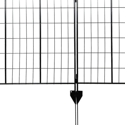 Black Steel Garden Stake