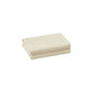 Set of Two Ivory Cotton King Pillowcases