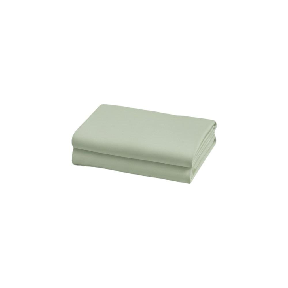 Sage Cotton King Pillowcases