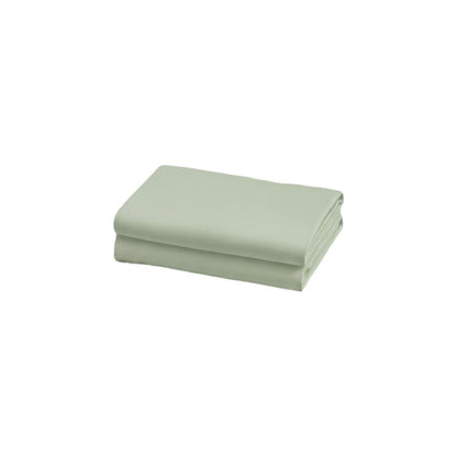 Sage Cotton King Pillowcases