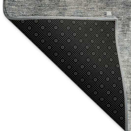 9' X 12' Taupe And Beige Abstract Washable Indoor Outdoor Area Rug