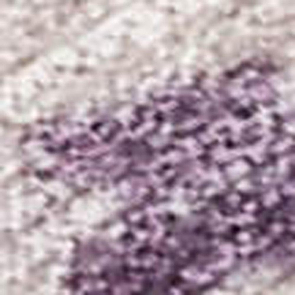 9' X 12' Plum Ivory And Gold Abstract Washable Indoor Outdoor Area Rug