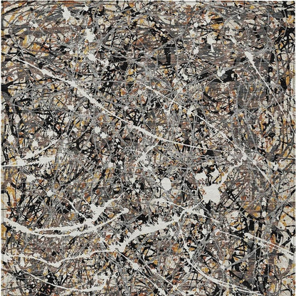 10' X 14' Black Ivory And Beige Abstract Washable Indoor Outdoor Area Rug