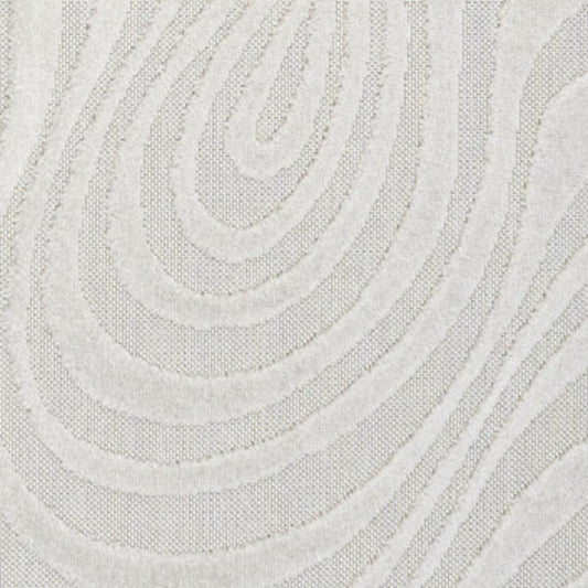 10' X 13' Cream And Ivory Abstract Indoor Outdoor Area Rug