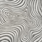 9' Gray And Ivory Square Abstract Indoor Outdoor Area Rug