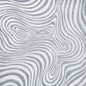 7' Light Blue And Ivory Square Abstract Indoor Outdoor Area Rug