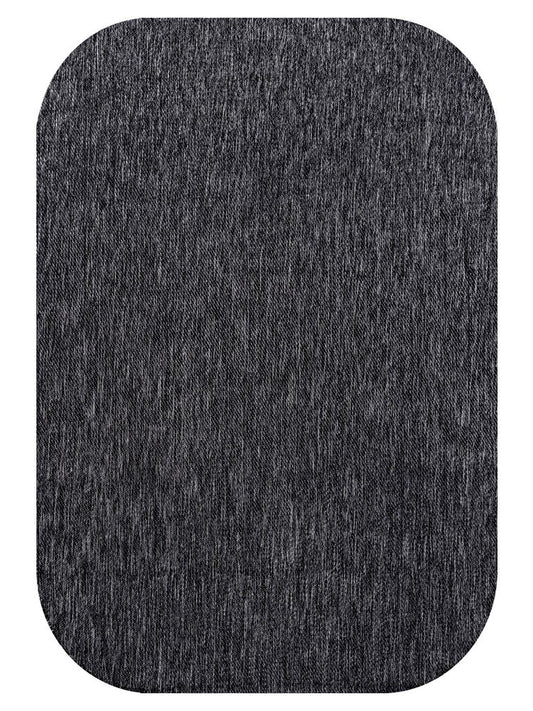 9' X 12' Dark Gray Indoor Outdoor Area Rug