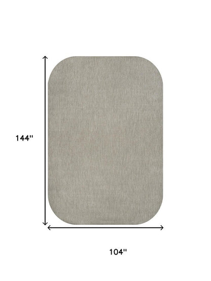 9' X 12' Beige Indoor Outdoor Area Rug