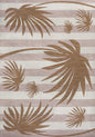 8' X 10' Pink And Cream Floral Indoor Outdoor Area Rug