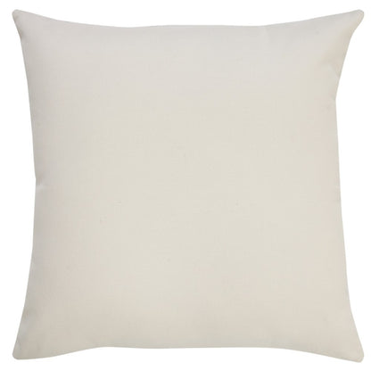 20" Yellow And White Striped Recycled Poly Linen Throw Pillow Cover