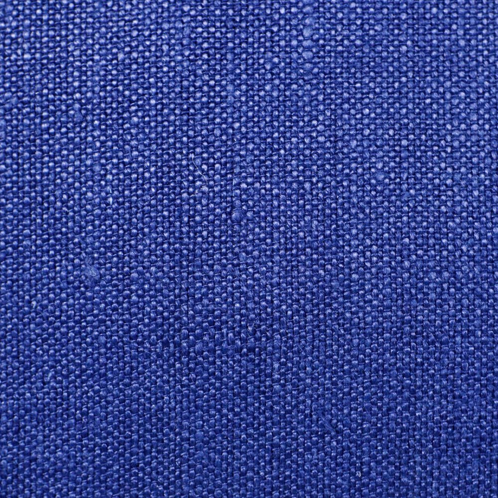 18" Blue And Green Linen Throw Pillow Cover