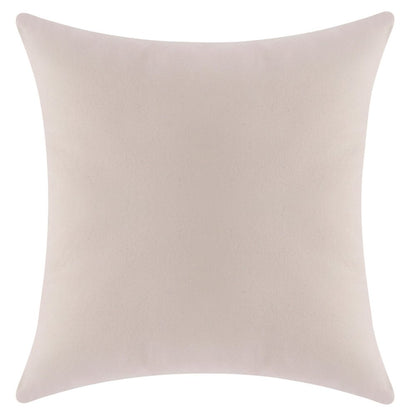18" Blue And White Geometric Cotton Throw Pillow Cover