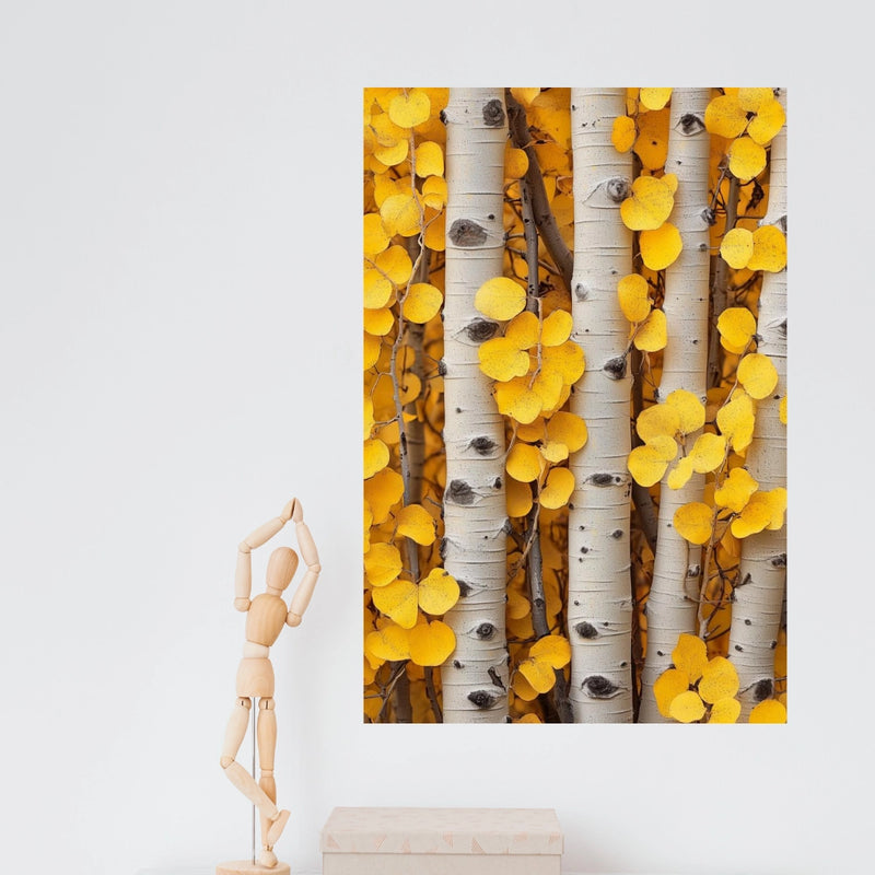 Golden Aspen Glow – Nature‚Äôs Autumn Embrace