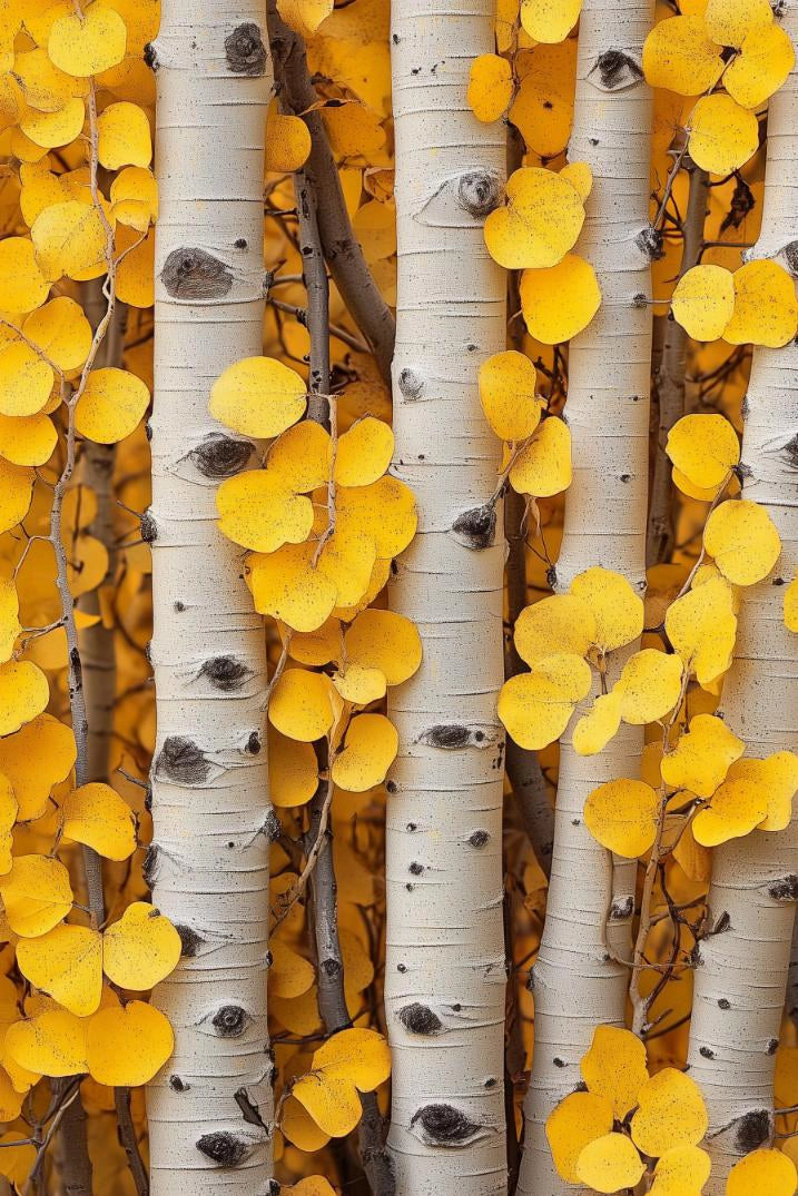 Golden Aspen Glow – Nature‚Äôs Autumn Embrace