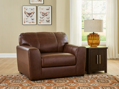 Evee Outdoor & More - Ashley Furniture - Brogliano Living Room - Chair and a Half / Canyon - PC7290723