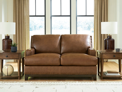 Evee Outdoor & More - Ashley Furniture - Saonara Living Room - Loveseat / Amber - PC7310935