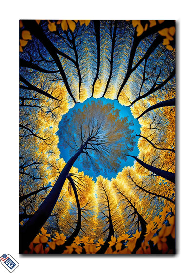 Golden Canopy - Enchanted Forest Perspective