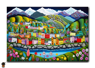 Colorful Village – A Vibrant Mountain Retreat