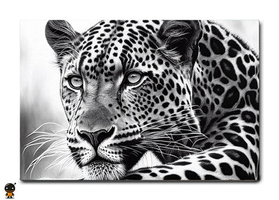 Graceful Predator - Leopard Portrait Wall Art