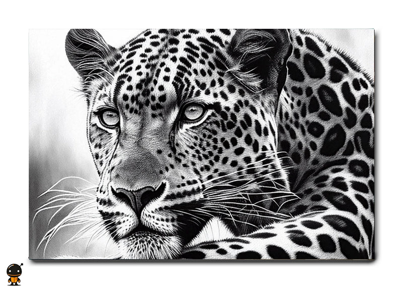 Graceful Predator - Leopard Portrait Wall Art