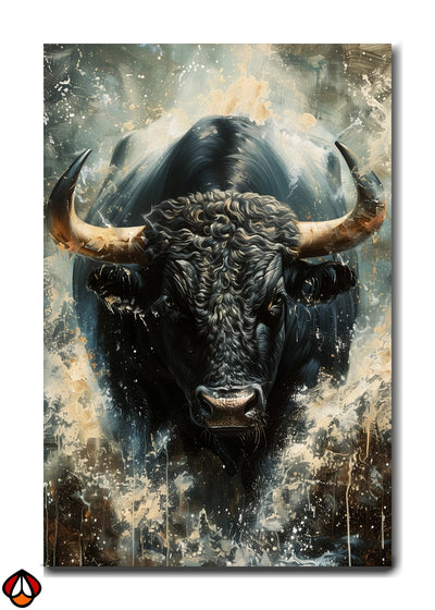 Power of the Bull - Dynamic Wall Art