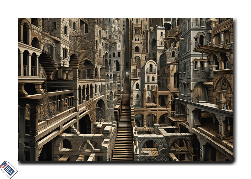 The Infinite Labyrinth: A Journey Through Impossible Architecture