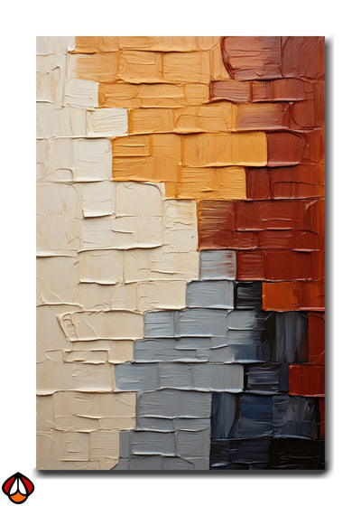 Abstract Palette - Modern Textured Wall Art