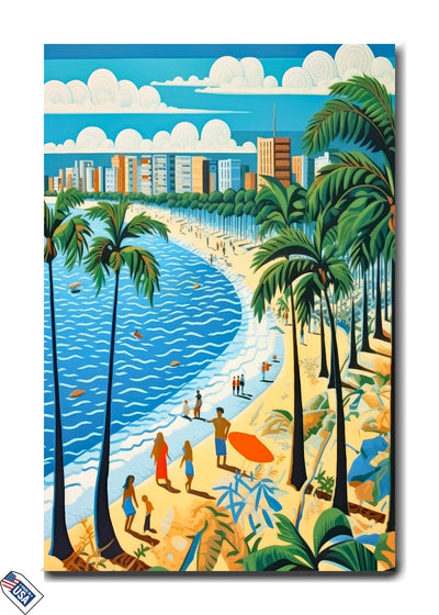 Sunny Beach Vibes - Tropical Paradise Wall Art