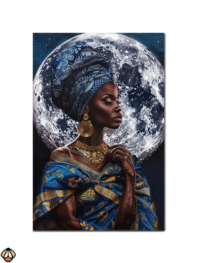 Lunar Majesty - Regal Portrait Art