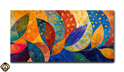 Kaleidoscope Leaves - Symphony of Color and Life