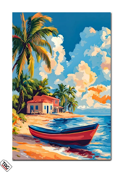 Colorful Coastal Retreat - Vintage Paradise