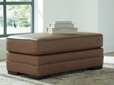 Evee Outdoor & More - Ashley Furniture - VillaCourt Living Room - Ottoman / Caramel - 7490914