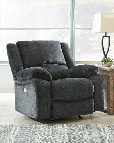 Evee Outdoor & More - Ashley Furniture - Draycoll Living Room - Power Rocker Recliner / Slate - 7650498