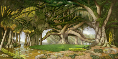 Majestic Forest Sanctuary - Premium Wall Art