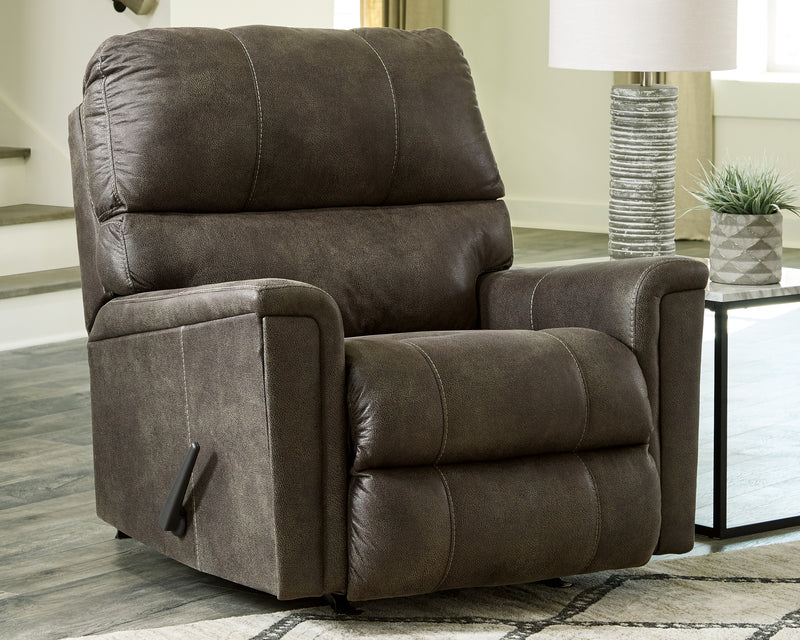 Evee Outdoor & More - Ashley Furniture - Navi Living Room - Rocker Recliner / Fossil - 9400425