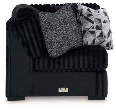 Midnight-Madness 4-Piece Sectional