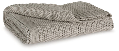 Evee Outdoor & More - Ashley Furniture - Gayelery Throw (Set of 3) - Throw (3/CS) / Gray - A1001085