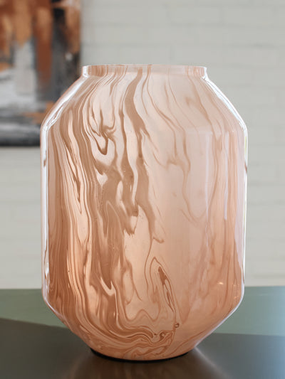 Evee Outdoor & More - Ashley Furniture - Dushby Vase - Vase / Blush Pink - A2000728