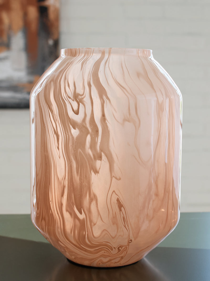 Evee Outdoor & More - Ashley Furniture - Dushby Vase - Vase / Blush Pink - A2000728