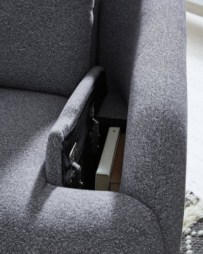Alainmont Next-Gen Nuvella Swivel Power Recliner