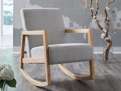 Evee Outdoor & More - Ashley Furniture - Wychworth Accent Chair - Accent Chair / Gray/Natural - A3000745