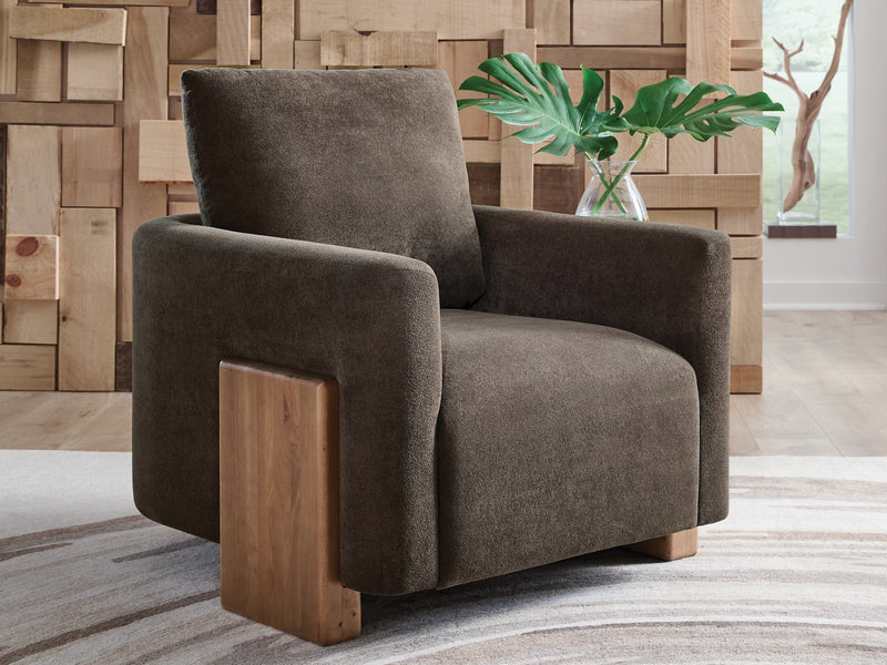 Evee Outdoor & More - Ashley Furniture - Dairlett Accent Chair - Accent Chair / Brown - A3000746