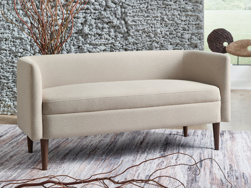 Evee Outdoor & More - Ashley Furniture - Wainner Accent Bench - Accent Bench / Beige / 53"W x 22"D x 25"H - A3000756