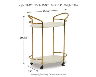 Tarica Bar Cart