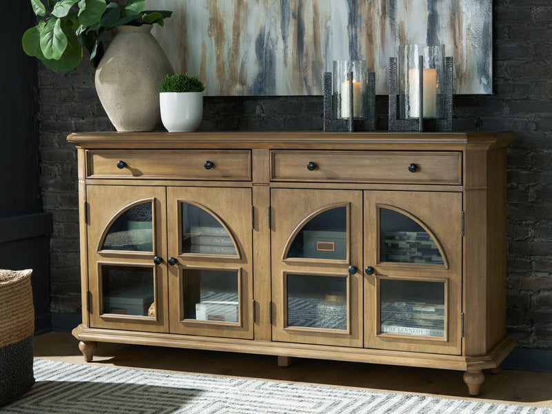 Evee Outdoor & More - Ashley Furniture - Barlomore Accent Cabinet - Accent Cabinet / Brown - A4000597