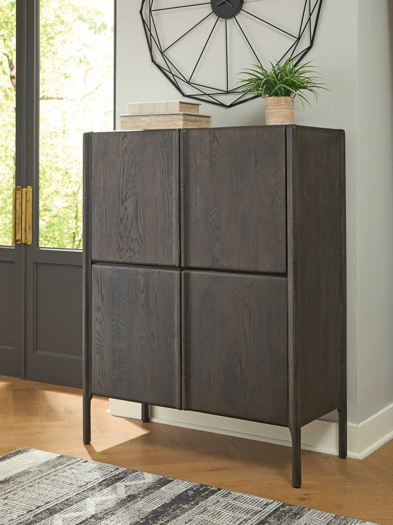 Evee Outdoor & More - Ashley Furniture - Orsonal Accent Cabinet - Accent Cabinet / Espresso Brown - A4000686
