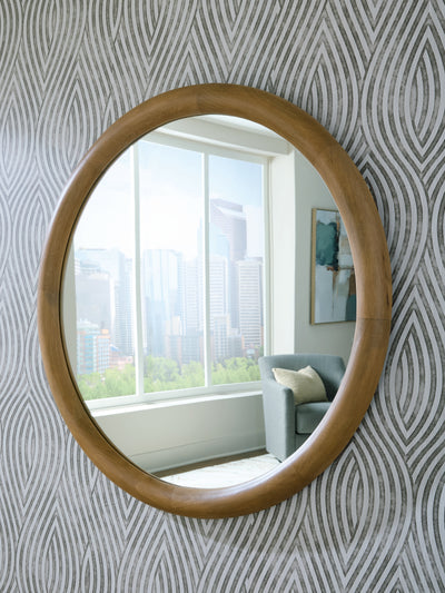 Evee Outdoor & More - Ashley Furniture - Yadiel Mirror - Accent Mirror / Brown - A8010426
