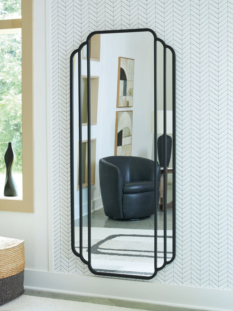 Evee Outdoor & More - Ashley Furniture - Antigone Mirror - Floor Mirror / Black - A8010434